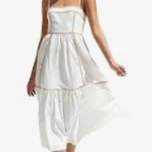 Indikah White Midi Dress size 6